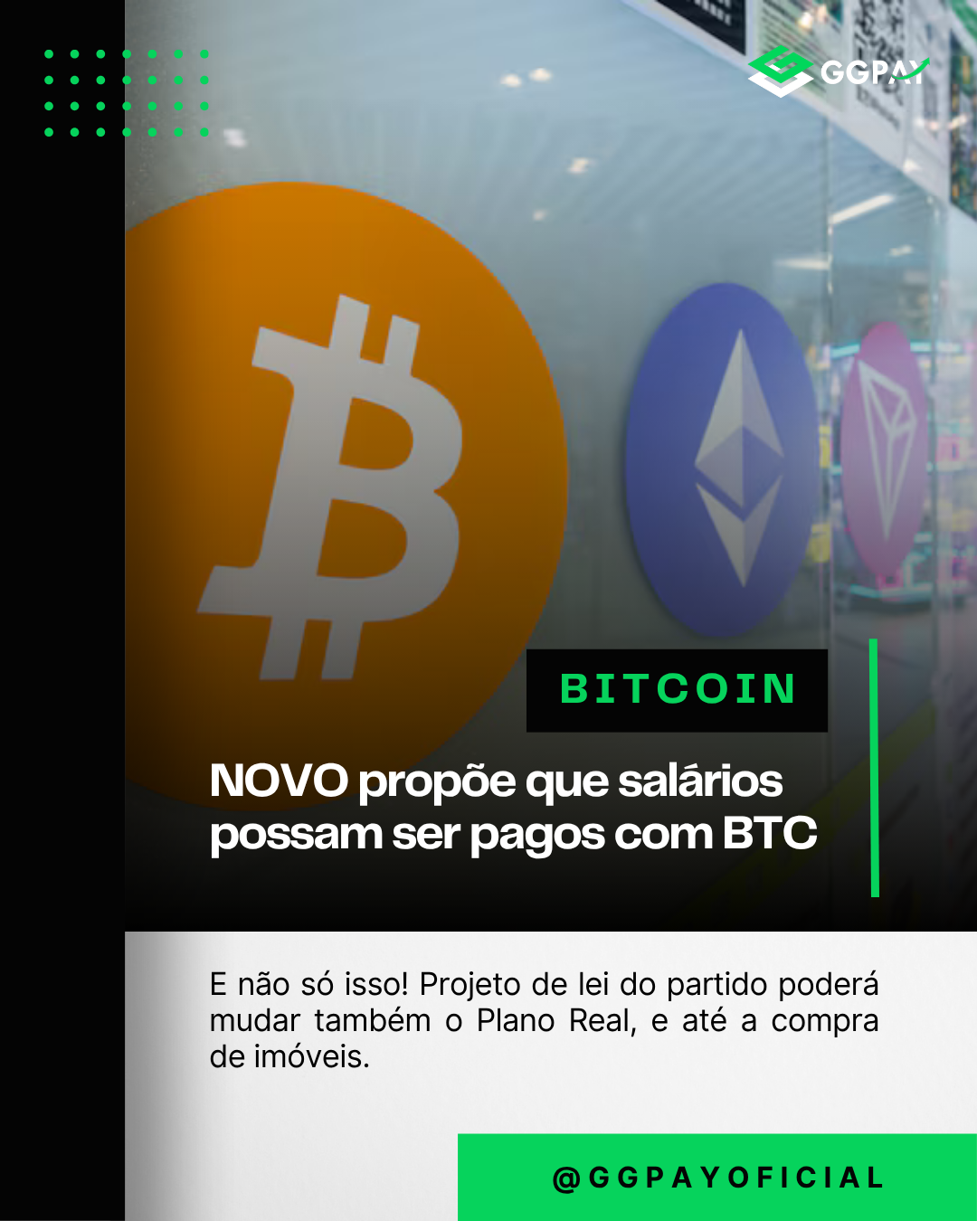 IG – NOVO e BTC