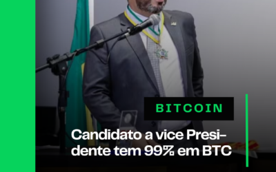 Candidato a vice Presidente tem 99% do patrimônio em BTC